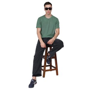 Men's Quick Dry Fit Regular Fit T-shirt Green