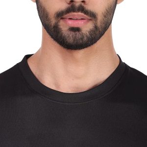 Men's Quick Dry Fit Regular Fit T-shirt black