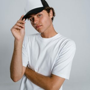 Oversized Half Sleeves Round Neck Solid Pure 100% Cotton T-Shirt for Men White